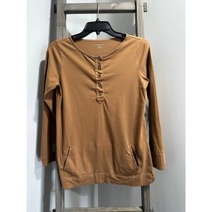 Lands End Woman's long sleeve cotton top I Casual Staple